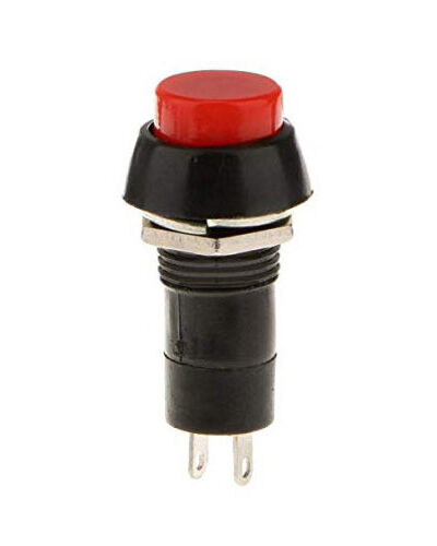 Push Button Switch – Powerful Red Latching 220V/12V 3A Round | Lumoforce Reliability