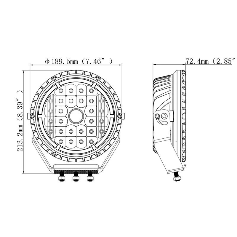 LumoForce LED Spotlight 7” - Image 4