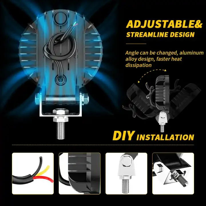 LED Spotlight 4 Inch 34 LEDs - Image 5